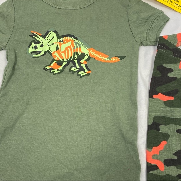 GAP Baby Boy 2 Piece Glow In The Dark Pajama Camouflage Set 18-24 Months NWT - Picture 13 of 15